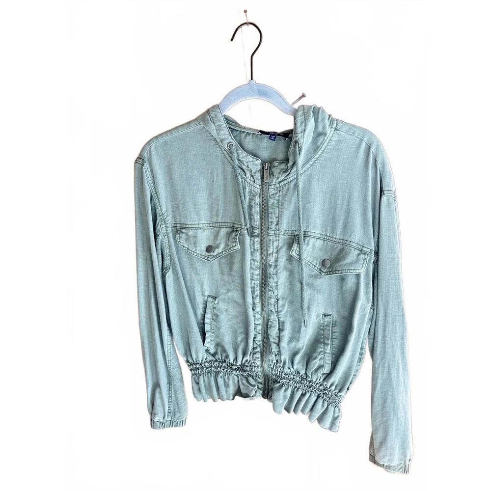 Splendid Small Utility Jacket In Light Green - image 2